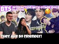 BTS INTERACTION WITH OTHER IDOLS REACTION! | PamandKarl Special Video Request #2