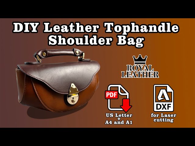 DIY Leather Tophandle Shoulder Bag: Complete Sewing Tutorial