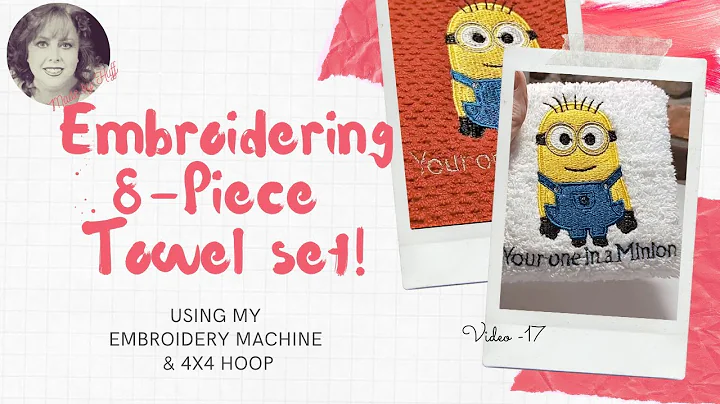 Embroidering Minion Towels Set / Custom Order
