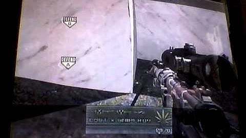 Search And Destroy trick shot private match on quarry (MW2)