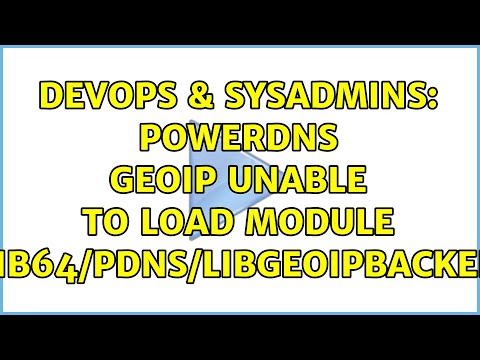 DevOps & SysAdmins: Powerdns GeoIP Unable to load module '/usr/lib64/pdns/libgeoipbackend.so':