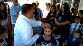 Brittney Ikeda getting baptized in Jesus name!