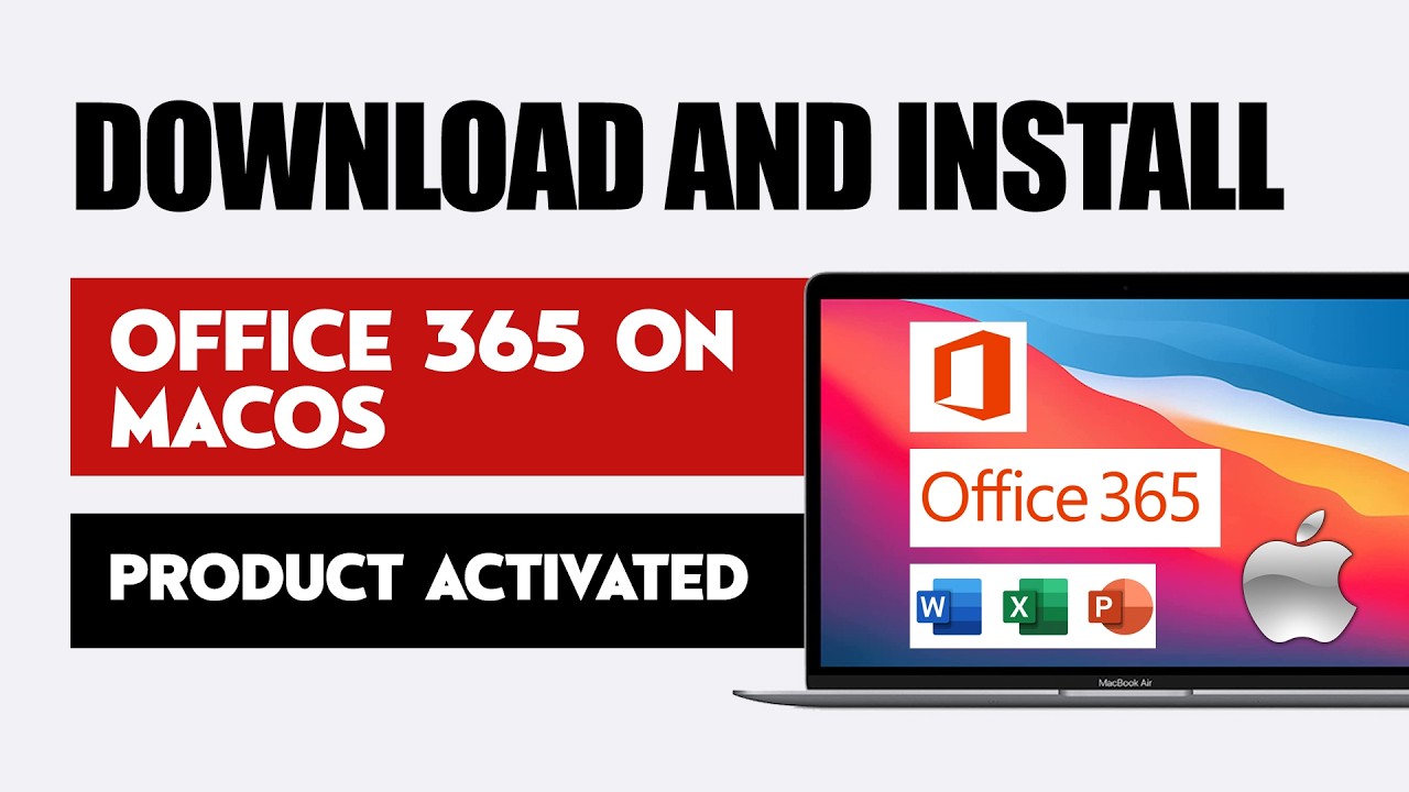 How to Install & Activate Microsoft Office 365 on Mac - YouTube
