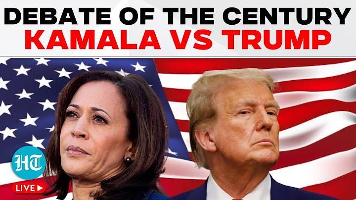 The Presidential Debate Live: Donald Trump Vs Kamala Harris In Philadelphia For ABC Debate | U.S.