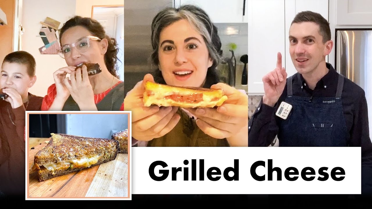 Pro Chefs Make 8 Types of Grilled Cheese   Test Kitchen Talks @ Home   Bon Apptit