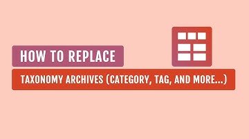 Smart Post Show Pro -  How To Replace Taxonomy Archives (Category, Tag, and More...)