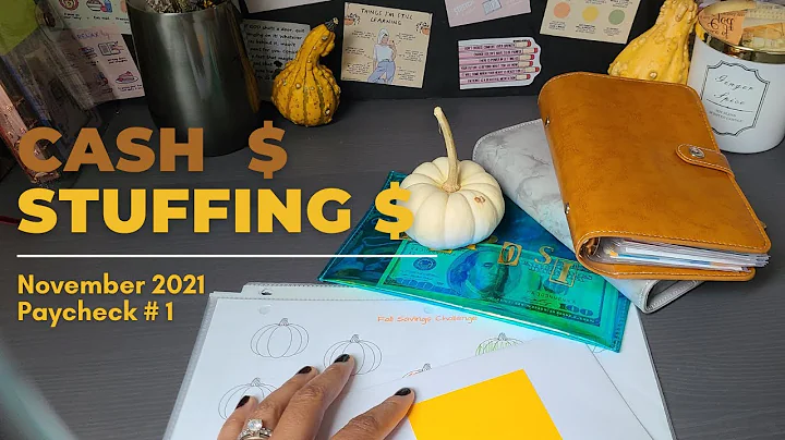 November 2021 Cash Stuffing | Savings Challenges | Sinking Funds | Paycheck #1