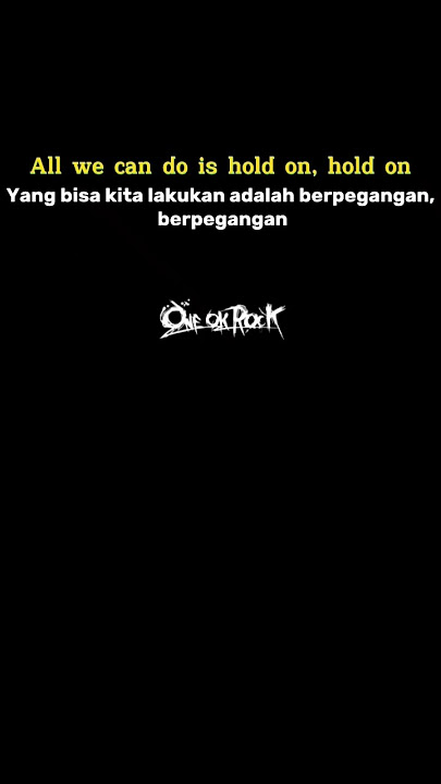 The beginning Part 1 #oneokrock #liriklagu #thebegining #oneokrockfanclublatino