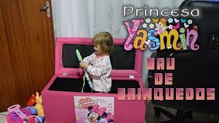 Princesa Yasmin Baú Brinquedos Minnie Mouse Toys Bola Princesa Sofia Guitarra China Marinba Bagunça