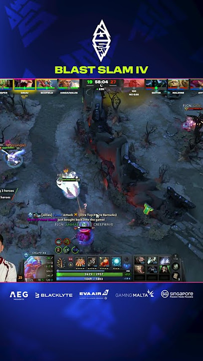 Wait… did @HEROICDota2 just buy a Rapier then RAMPAGE the TI winners?! 💀