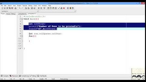 C Practical and Assignment Programs Printing Pascals Triangle