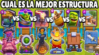 WHAT IS THE BEST STRUCTURE? | New STRUCTURES | clash royale