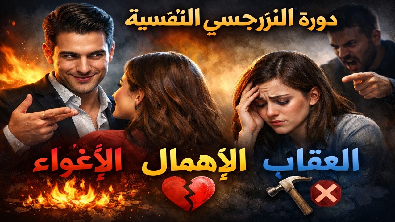 دورة النرجسي النفسية الإغواء – الإهمال – العقاب