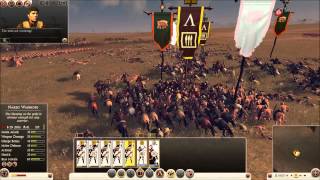Total War Rome 2 Loading up for the 1st time fixing controls and 2 battles