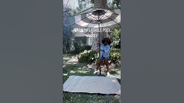 Backyard bliss! Did you know our inflatable pools can set up in less than 2 mins? ￼☀️💦 #lykkepools