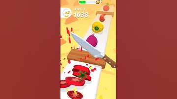 Perfect Slice gameplay Video 🍎🔪 #shorts #gaming