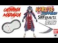 Review Uchiha Madara SH Figuarts Naruto Shippuden Bandai Tamashii Nations   brinquedo em portugues