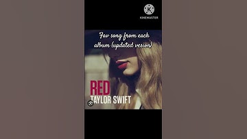 fav song from each album (updated version)#taylorswift #swiftie #torturedpoetsdepartment