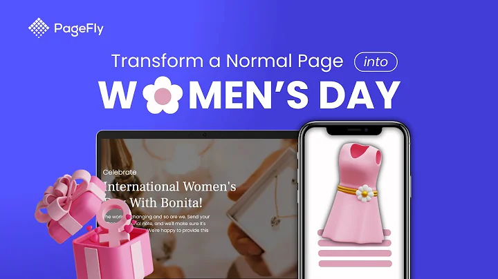 Boost Sales with an International Women's Day Homepage