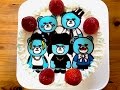 キャラケーキの作り方　BIGBANG  プレゼントケーキ