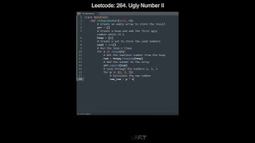 Leetcode 264. Ugly Number II in Python | Python Leetcode | Python Coding Tutorial | Python Code ASMR