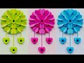 Amazing Wall Hanging | Paper Flower Wall Hanging | DIY Membuat Hiasan Kelas Keren dari Kertas