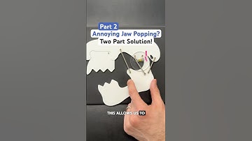 Part 2 of 2 — Annoying JAW popping? Try this two part solution! #tmj #tmjtreatment #jawpain