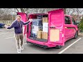 MOVING DAY! This is Why We Have the PINK MS-RT Transit | SHMUSEUM VLOG 119