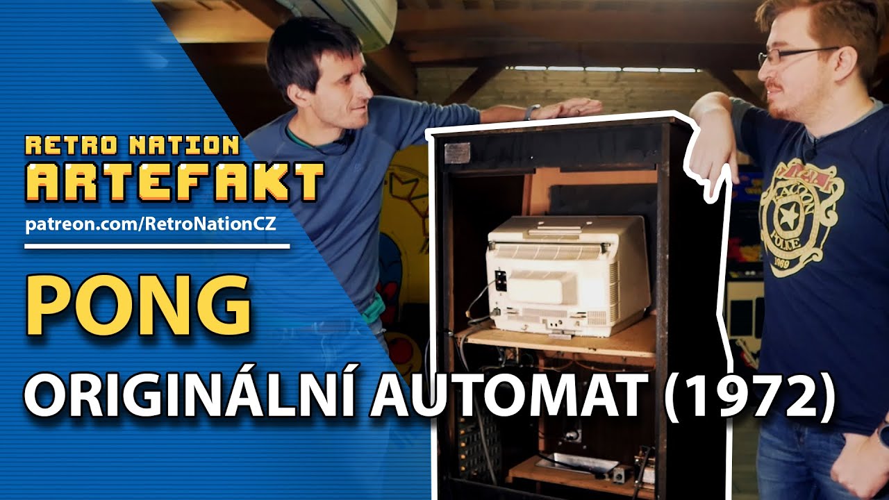 Hardwarový Artefakt: Originální automat PONG z roku 1972 + Datadisk: Redline