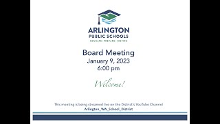 2023 01 09 Regular Board Meeting