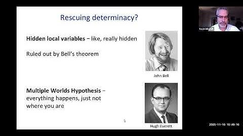 Kevin Mitchell: Chance, Choice, and Control – Agency in Real Time (ECSU OIST)