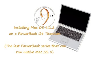 Installing Mac OS 9 on PowerBook G4 Ti