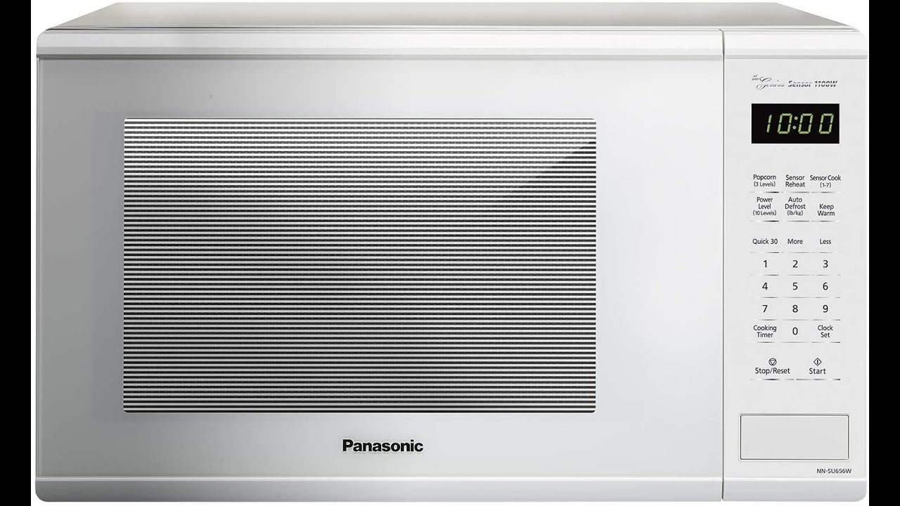 Panasonic NNSU656W Countertop Microwave Oven with Genius Sensor, Quick