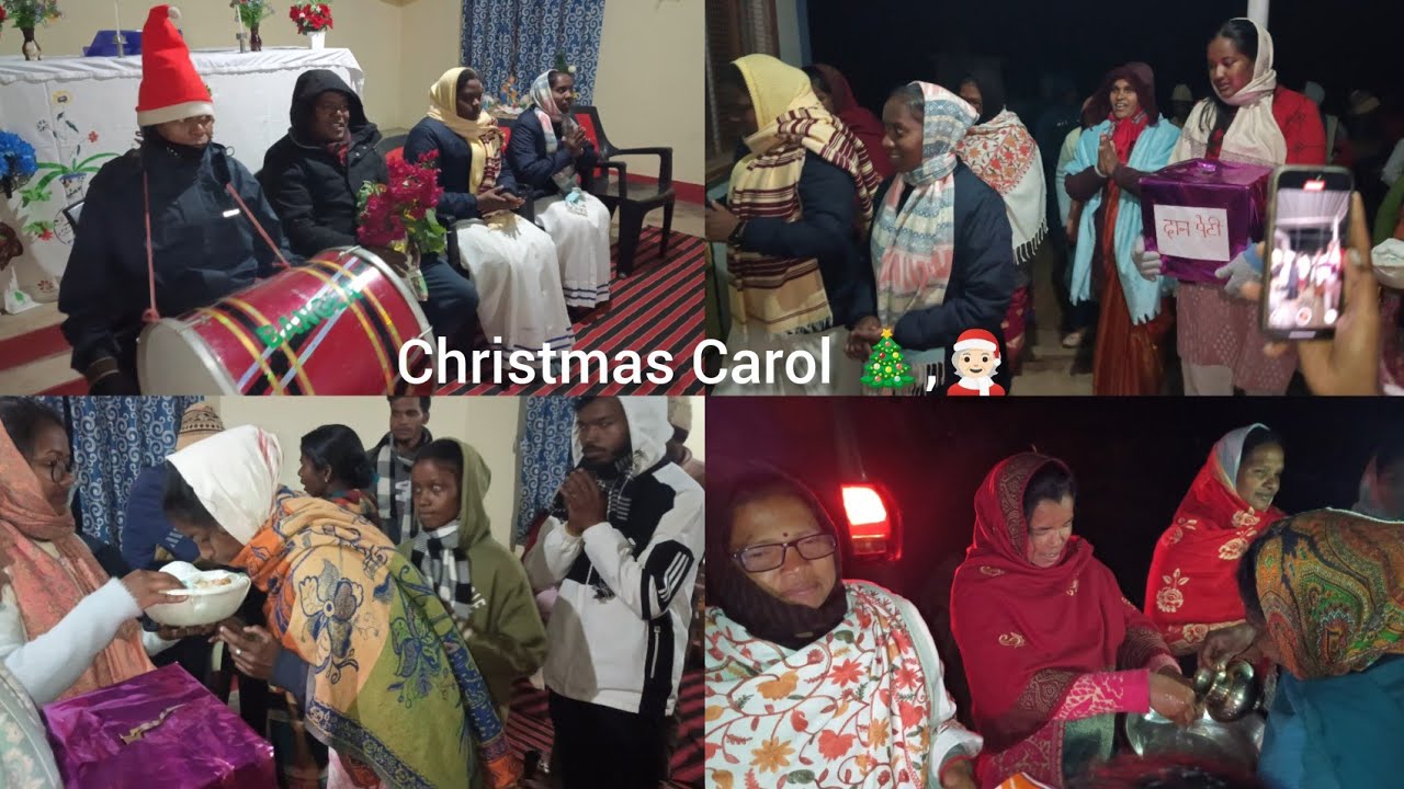 मांडर से 14 Km दूर जंगलों के बीच दादगो गांव आए हम Christmas कैरोल । @Glam683 