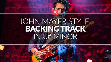 John Mayer Style Backing Track in C#m