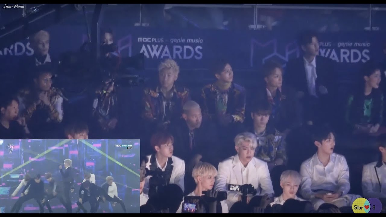 2018 MGA Wanna one, BTS, Generation from the Exile Tribe, Day6