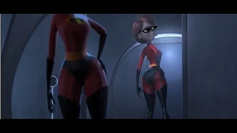 the incredibles but all moments are elastigirl's butt