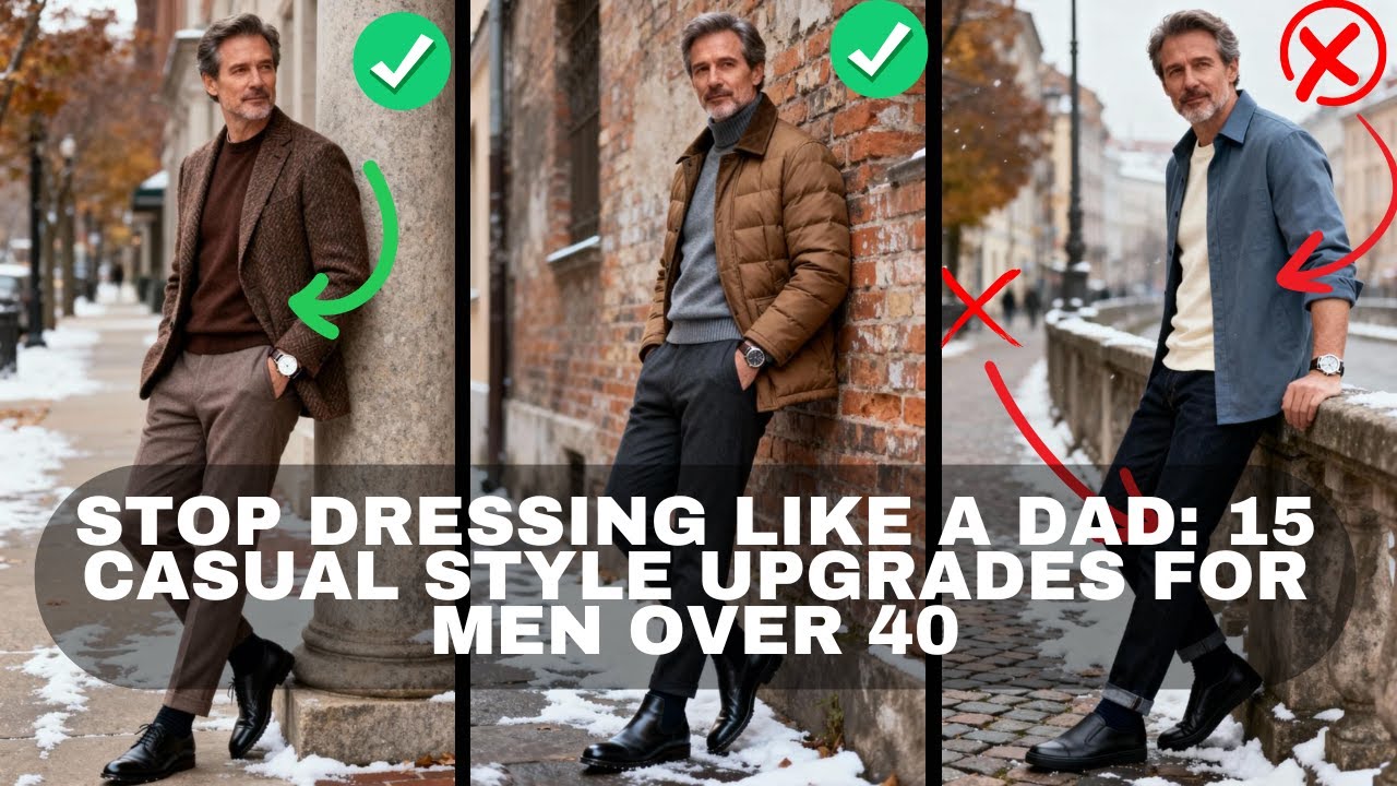 Перестаньте одеваться как папа: 15 способов улучшить повседневный стиль для мужчин старше 40 лет