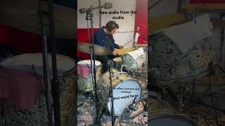Raw audio example from the studio, no effect , just microphones into the preamps. #drums #recordings