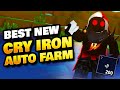 Best New Cry Iron Auto Farm in Roblox Islands