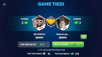 MPL pool game tied TRICK | Best trick for MPL never LOSS | Live proof of MPL pool game TIED