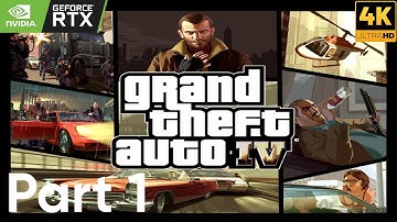 I Uploaded GTA 4 Walkthrough Before GTA 6 Release | Part 1 Gameplay | 4K Ultra | No Commentary