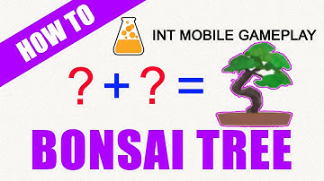 How to make a BONSAI TREE in Little Alchemy | INT MOBILE GAMEPLAY