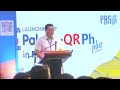 Pasig City Vice Mayor Dudut Jaworski at Paleng-QR PH Plus Launch in Pasig City