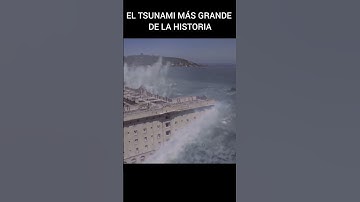 EL TSUNAMI MÁS GRANDE DE LA HISTORIA