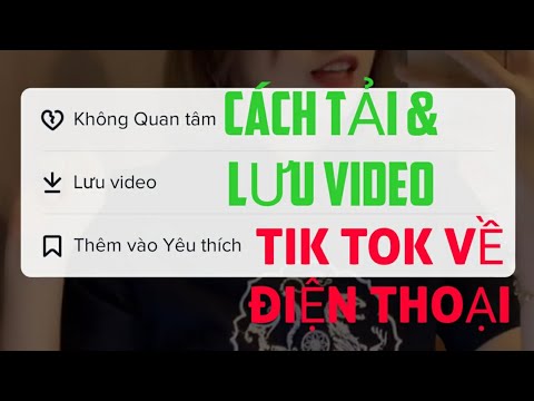 #1 Cách tải và lưu video trên tiktok làm hình nền điện thoại Mới Nhất