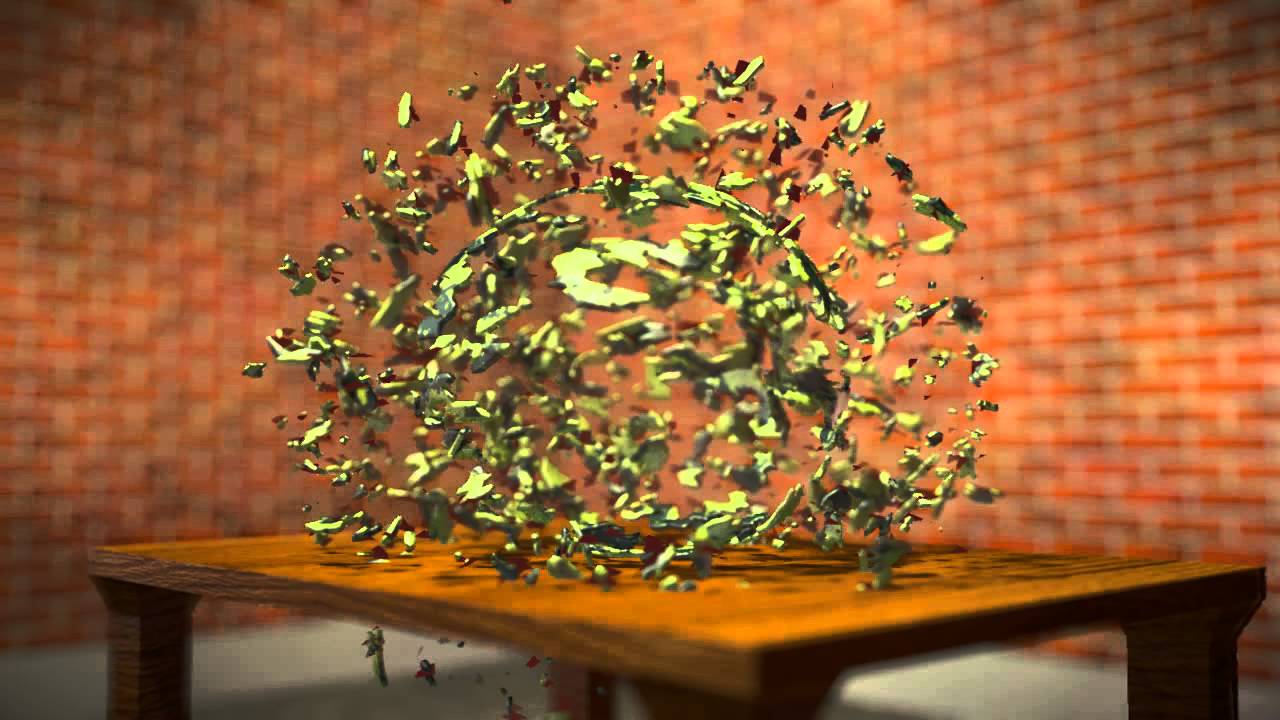 Blender's Explode modifier in action YouTube