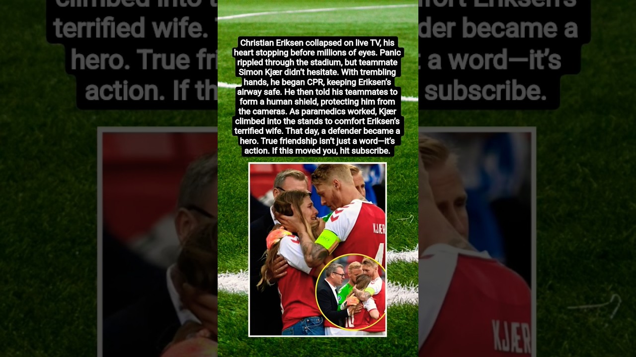 “💔 Christian Eriksen Collapses – Simon Kjær Becomes a Hero 🏥💪”