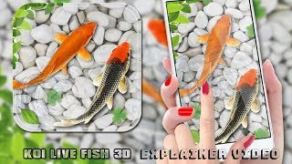 Fish Live Wallpaper 2018: Aquarium Koi Backgrounds By Deeko Games Explainer Video screenshot 2