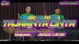 Tajamnya cinta karaoke (meggy Z) nada cowok Cm